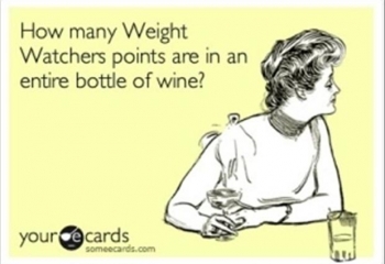 Funny Weight Watchers Wine Tasting